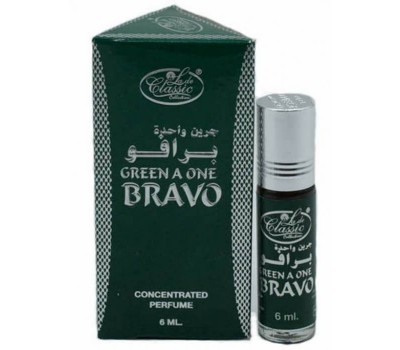Арабские Масляные Духи Green A One Bravo, Lade Classic, 6 мл