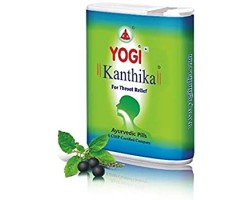 Yogi Kanthika Йоги Кантика  от ангины, боли в горле и для свежего дыхания,140 гранул