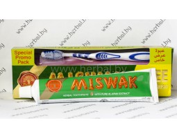 Зубная паста Мисвак (Miswak) с зубной щеткой, Dabur 190 г
