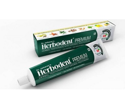 Травяная зубная паста Herbodent Premium,100 г Jaikaran Herbals
