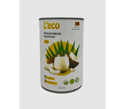 Кокосовое Молоко 17% 400мл, Léco