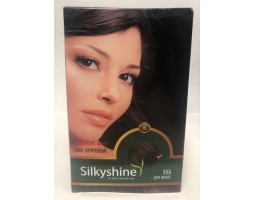 Хна для окрашивания волос SilkyShine Henna (темно - коричневый), 6+1 * 10г