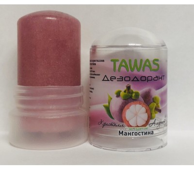 Натуральный минеральный дезодорант с экстрактом Мангостина TAWAS, 60 г