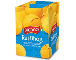 Сладкие творожные шарики Bikano Радж Бог, Raj Bhog в сахарном сиропе, 1 кг
