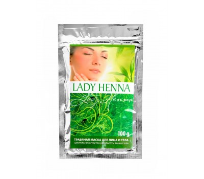 Травяная маска для лица и тела в порошке, 100 г Lady Henna