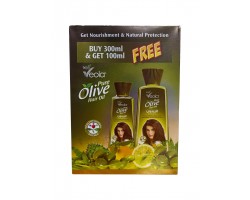 Масло для волос питательное оливковое, 300+100мл, Veola